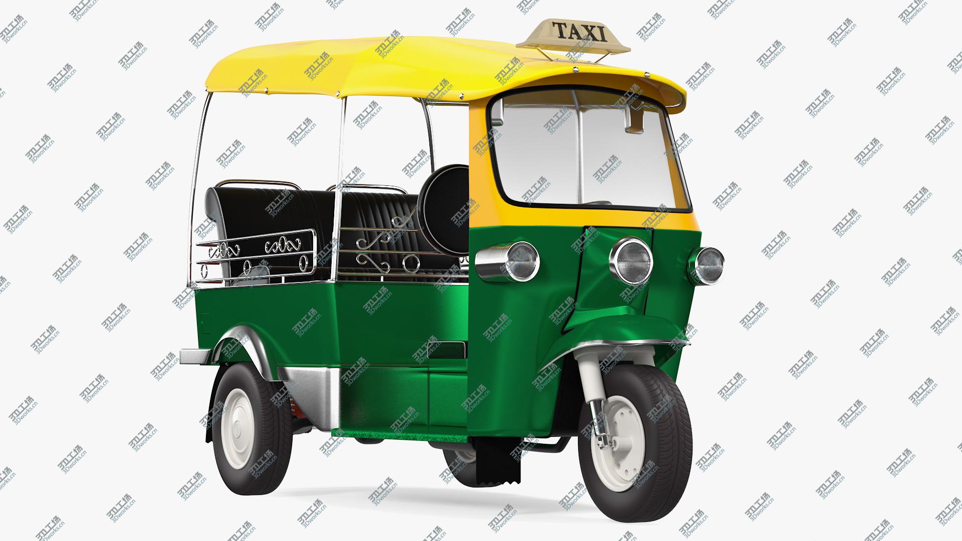 images/goods_img/202104091/Three Wheeler Auto Rickshaw Rigged 3D model/1.jpg